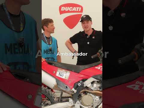 Neues Gesicht bei Ducati Österreich! Timon Brichard stellt sich beim Erzbergrodeo vor. #ducati