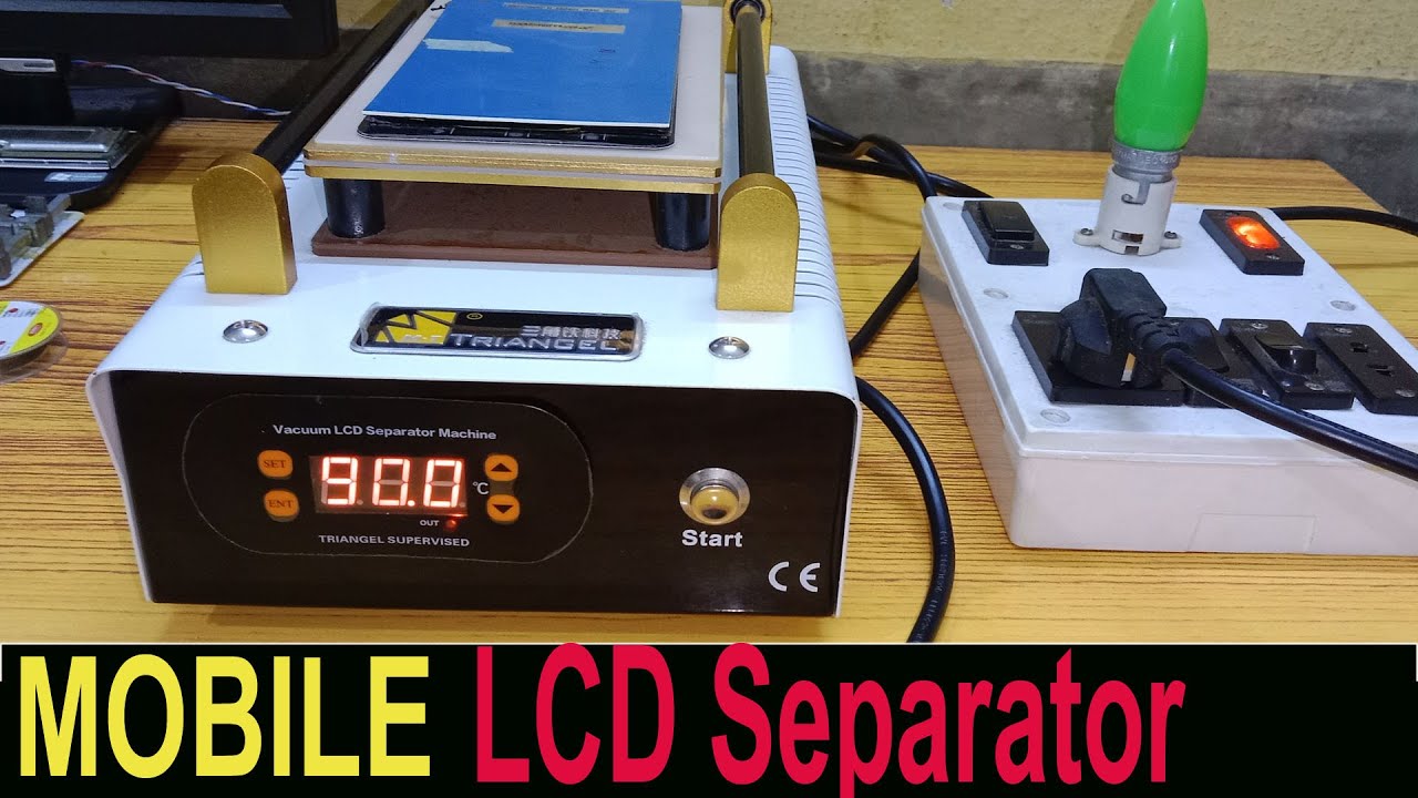 lcd screen separator machine use. lcd separator machine temperature settings in bangla