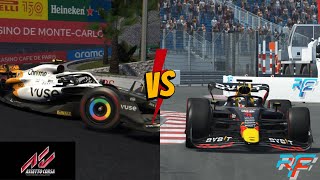 F1 2023 - Assetto Corsa vs rFactor 2 - Monaco (Circuit D'Azur)