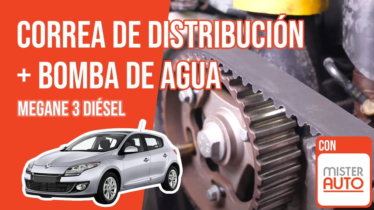 carga Distribuir un acreedor Cómo cambiar la correa de distribución y la bomba de agua Megane 3 1.5 dCi  🚗 - YouTube