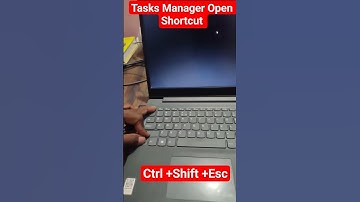 Open Task Manager Shortcut 👉💻 in 🪟 Laptop #windows #tech #techtips #shortcutkeys #short #technology