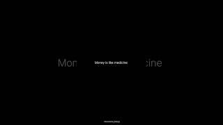 Money Is Medicine