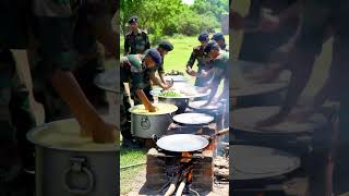 Indian Army Cooking Scene Real Life Unity Discipline