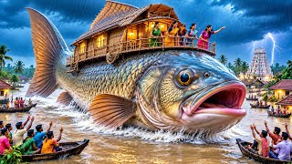 “100-Foot Giant Thora Fish! 🐟🌊”#viral 