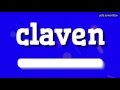 Claven  how to pronounce it