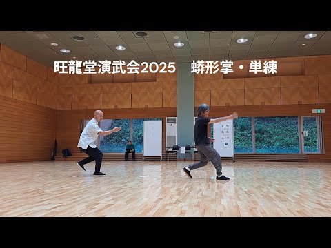 伝統武術 八卦掌『蟒形掌・単練』in 旺龍堂演武会2025 /Traditional
