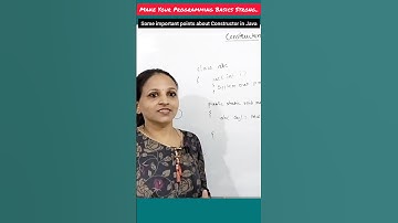 Constructor in Java #shorts #youtubeshorts #viral