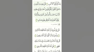 #ايات من سورة الزمر بصوت القارئ الشيخ ياسر الدوسري
