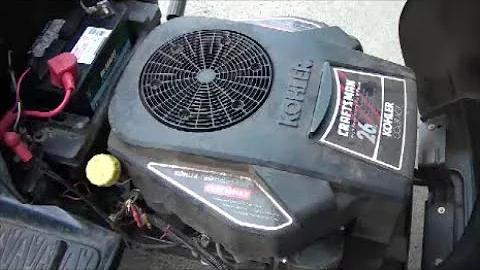 NO SPARK PROBLEM KOHLER Courage twin cylinder Wont START , How To FIX and UPDATE the IGNITION SYSTEM