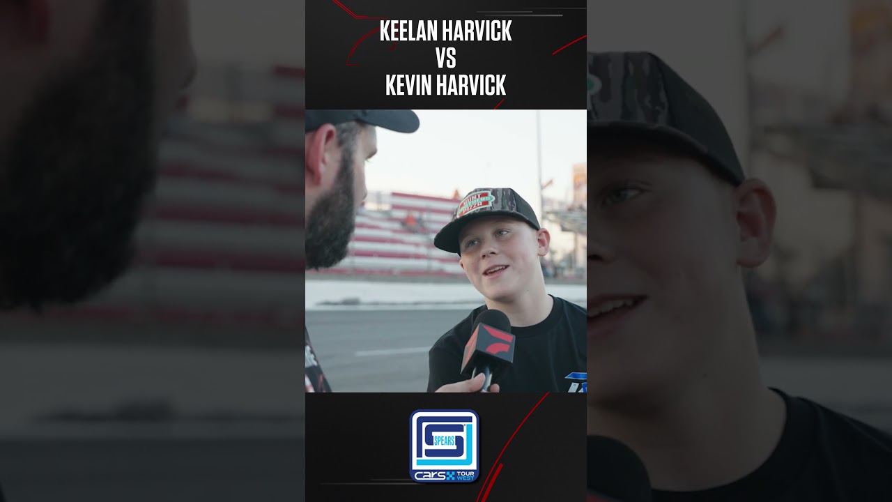🤣 Kevin Harvick has had to hear an earful of Keelan Harvick's trash-talking 