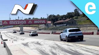 First drive in the all-electric Hyundai IONIQ 5 N at Laguna Seca Raceway by Electrek.co 6,925 views 4 weeks ago 5 minutes, 35 seconds