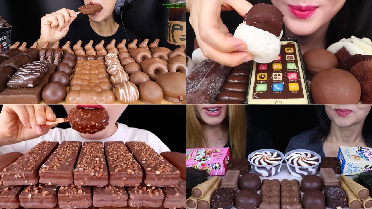 ASMR MARSHMALLOW ICE CREAM CHOCOLATE,CHOCOLATE BAR,TICO,MINI DOVE CHOCOLATE,CHOCOLATE CAKE,BIG BITES
