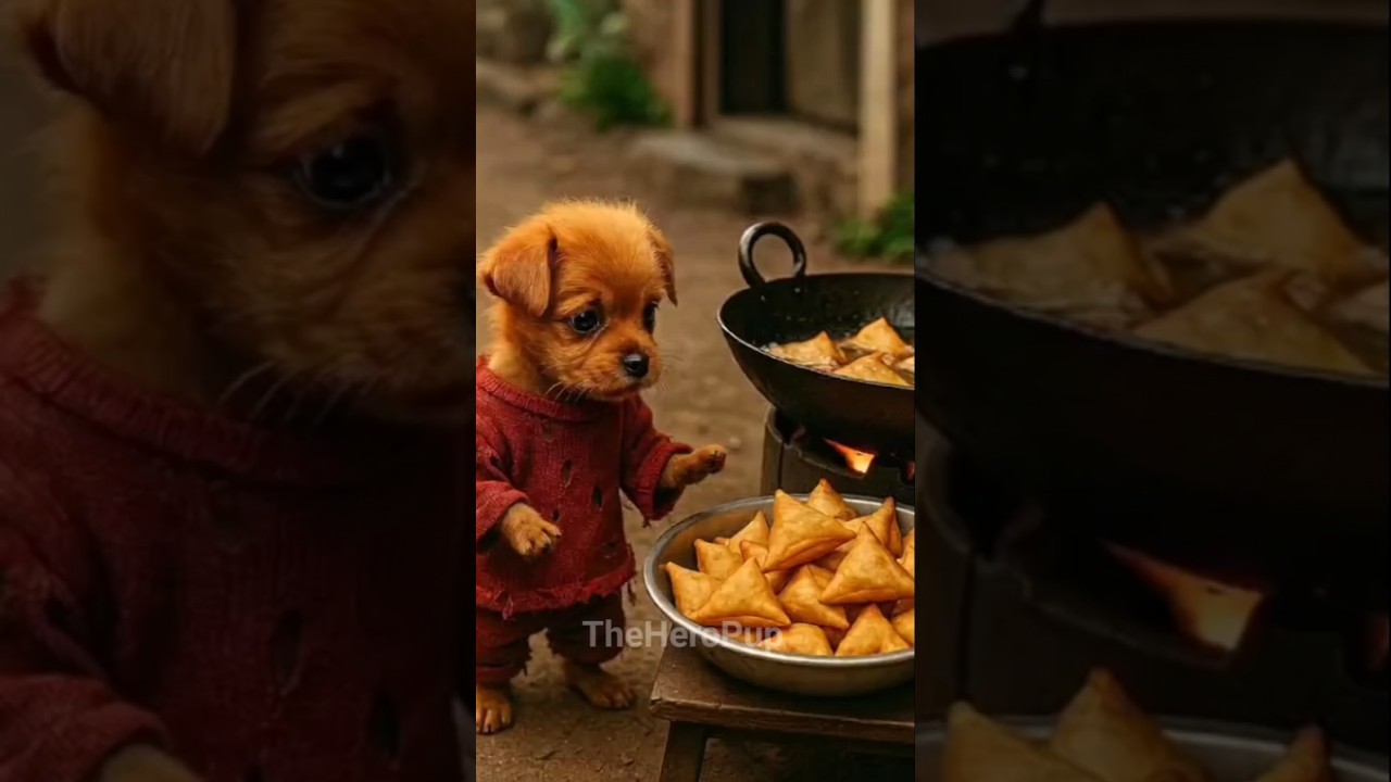Poor Puppy Gets Teased for No Samosa | Sad but Funny Kids Story 