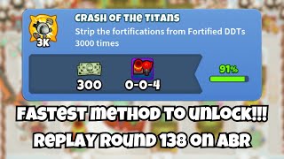 BTD6 Crash of the Titans Achievement! Fastest Method!
