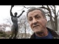 Sylvester Stallone visita la statua di Rocky a Philadelphia. Ieri ed oggi: Rocky, Rocky, Rocky!!!