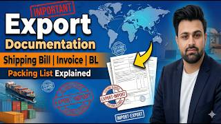 Export Documentation in India 2026 | Shipping Bill, Invoice, LUT, GST, Bill of Entry (Step-by-Step)