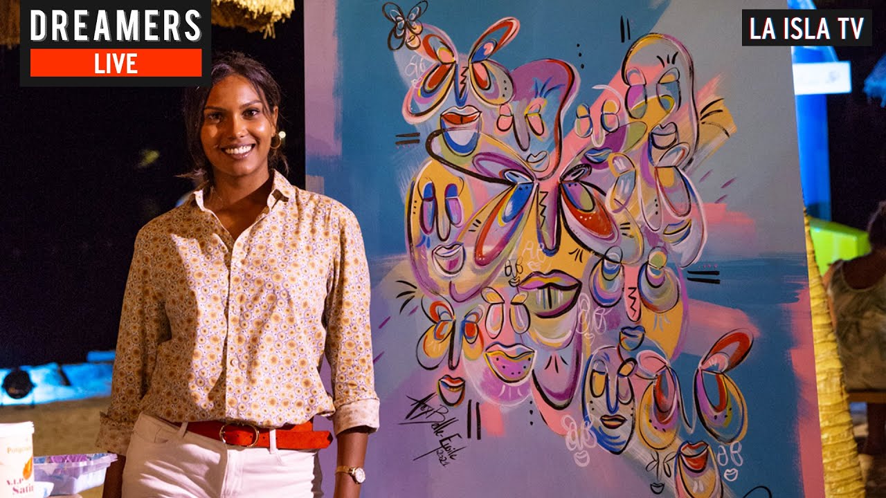 DREAMERS On the Beach | Alexandrine Belle-Etoile - Live Painting - YouTube