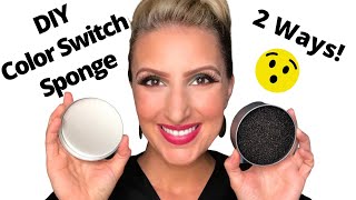 DIY Color Switch Sponge! 2 Ways!