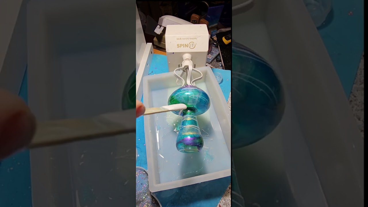 Resin double shot mushroom glass