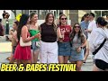 "Beautiful Women, Cold Beer, Wild Vibes 🍻🔥 [Beer Festival Madness]..🍻😲.#🌍✈️Traveling to..#trend