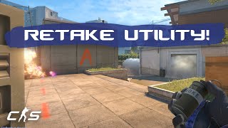 CS2 Overpass - How to RETAKE A Site EVERY TIME!