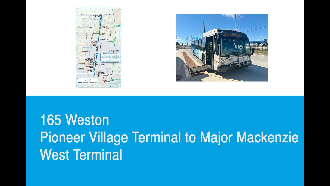 yrt-165-weston-pioneer-village-terminal-to-major-mackenzie-west