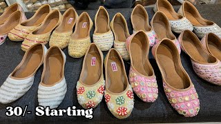 यहां मिलेंगी सस्ते में Fancy Jutti/अच्छी Quality में/ Jutti Footwear Manufacturer/ God Gift Footwear