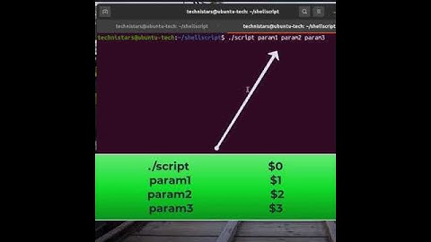 Shell scripting - Positional Parameters #linux #shorts