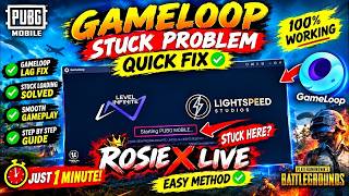 GameLoop Stuck on Loading Screen After New Update_ 🔥 QUICK FIX in 40 second ! _ PUBG MOBILE emulator