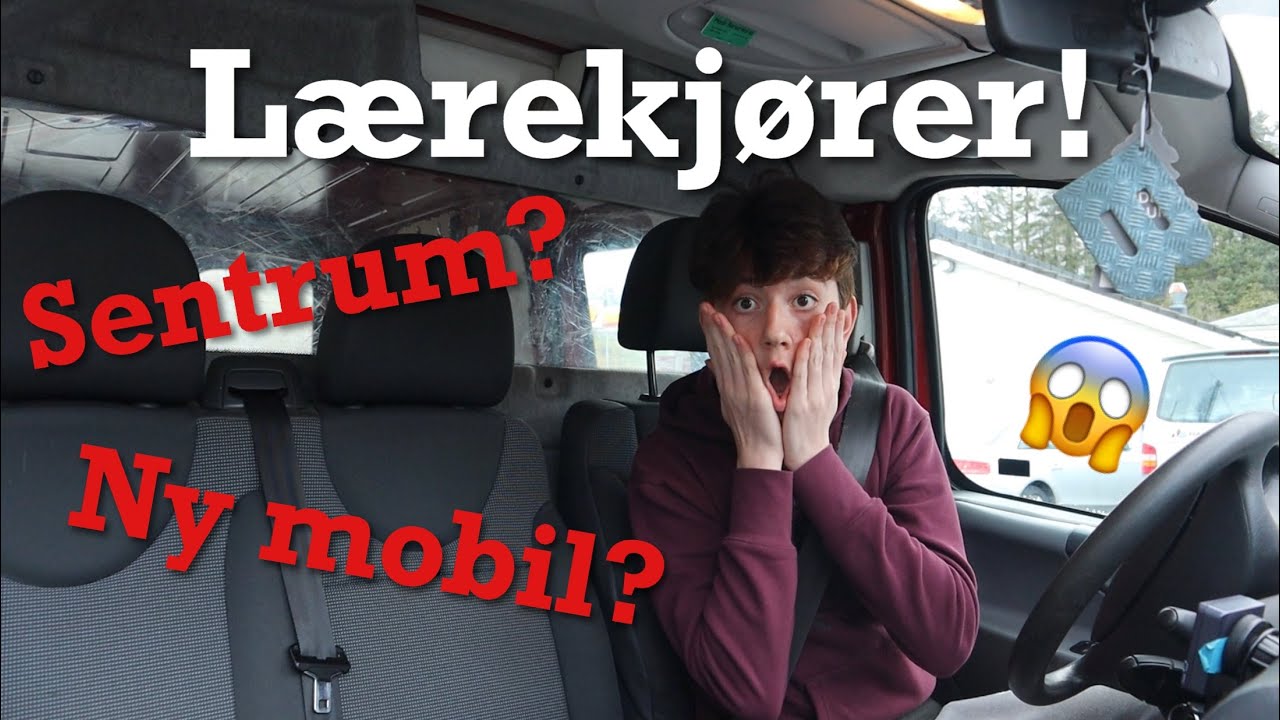 Lærekjører for første gang!! [Kjører i sentrum, ny mobil og mye mer]