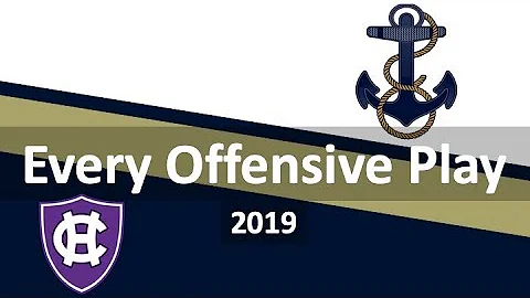 Navy v Holy Cross 2019 Every Offensive Play