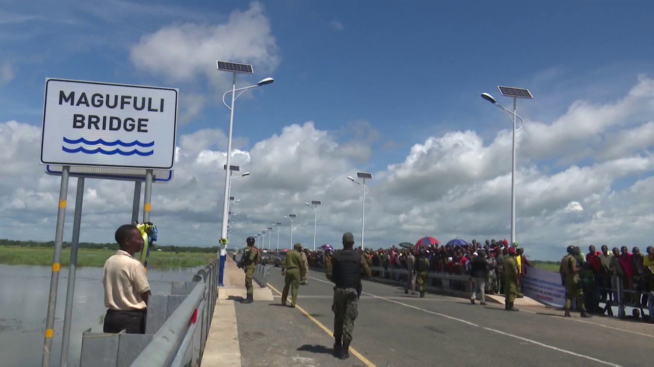 KIPINDI CHA UZINDUZI WA DARAJA LA MAGUFULI NA BARABARA YA KIDATU - IFAKARA