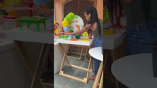 kits com painel 50 cm ( by bruna festas) 🥰#minifesta #festaemcasa #kitdemesa #diy #dicas