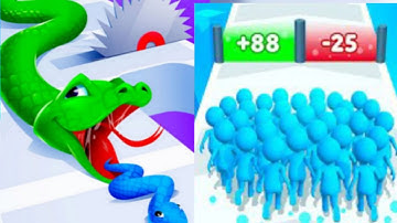 Snake Run vs Counter Master 🐍💪 Epic Gameplay Battle | Android iOS Games #Shorts