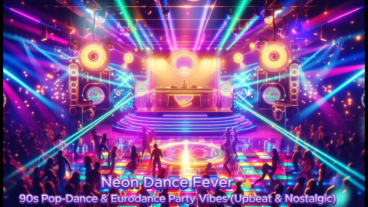 Neon Dance Fever ✨ | 90s Pop-Dance & Eurodance Party Vibes (Upbeat & Nostalgic)