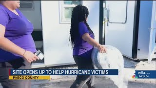 Pasco County opens site to give temporary housing to hurricane victims