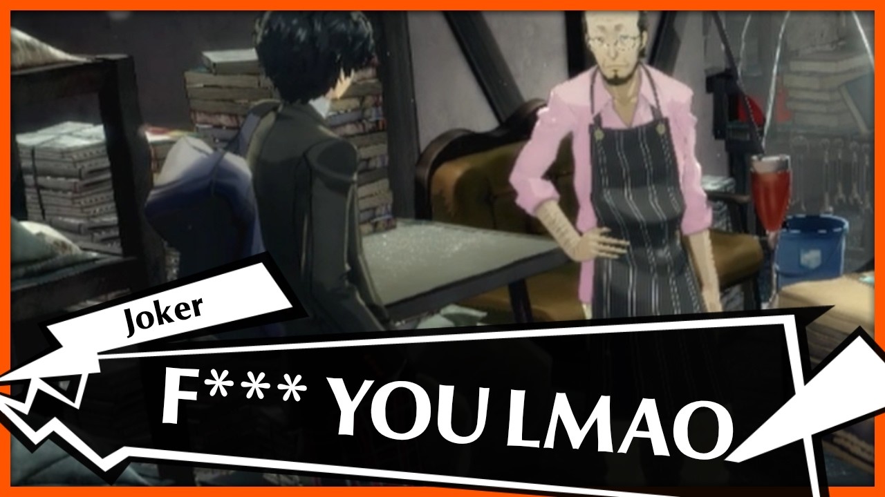 persona 5 lets you be rude to everyone and its incredible