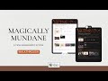 Magically mundane  a task management system  a notion template