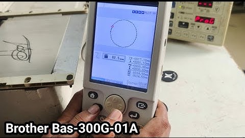 Brother Bas 300G-01A  Sewing Machine  Logo adjust করবেন কিভাবে দেখুন।