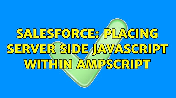 Salesforce: Placing Server Side JavaScript within AMPscript