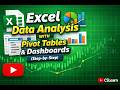 Excel Data Analysis with Pivot Tables &amp; Dashboards (Step-by-Step) | CSLearn