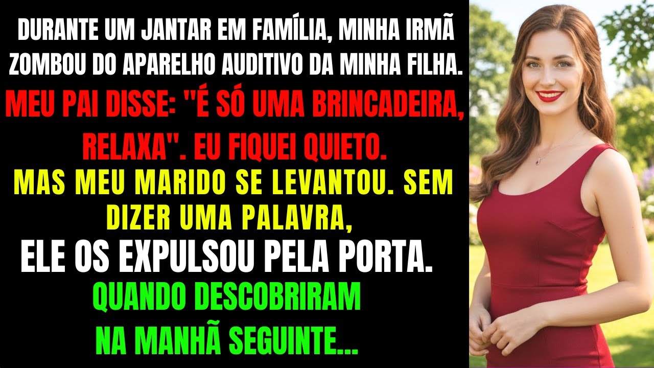 Minha Irmã Ridicularizou o Aparelho Auditivo da Minha Filha no Jantar — E Meu Pai Defendeu Ela