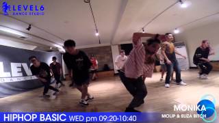 [LEVEL6 DANCE STUDIO] MONIKA - HIPHOP BASIC Class 20140820