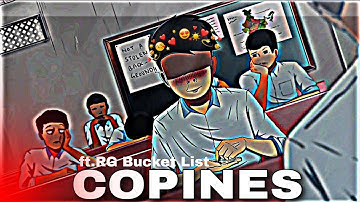 Copines - ft.R.G Bucket List || Copines Song Edit || First Love Part 2 Status #editz