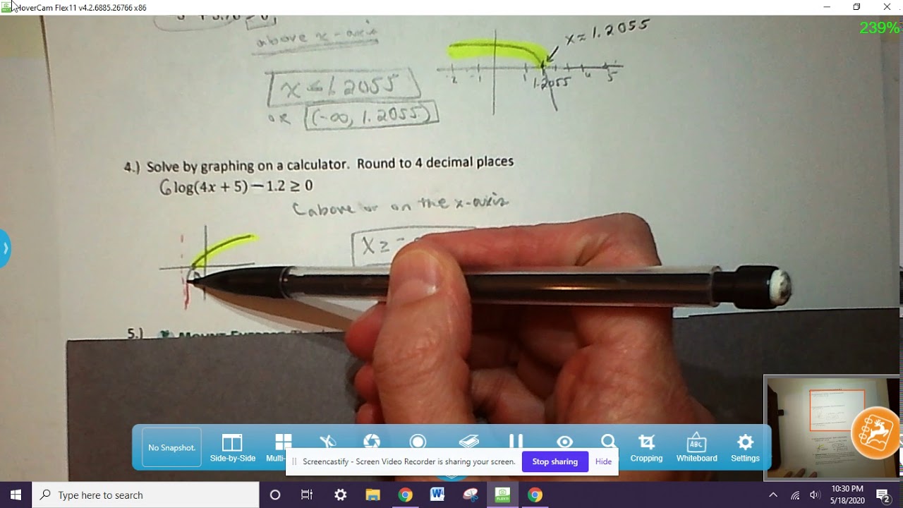 practice with graphing calculator topics - YouTube