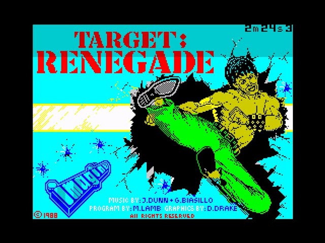 Target: Renegade. ZX Spectrum. Прохождение - YouTube