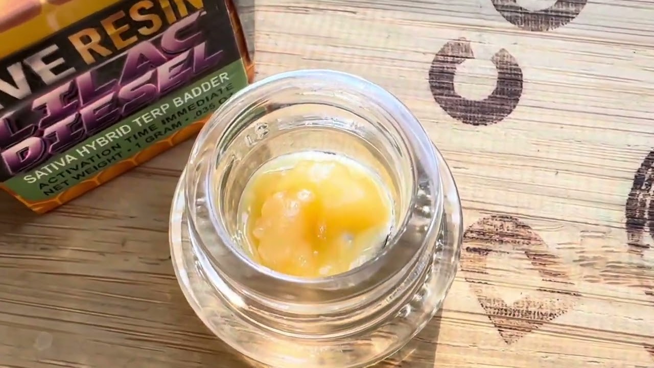 Lilac Diesel Live Resin Badder by CannaBee Extracts Review