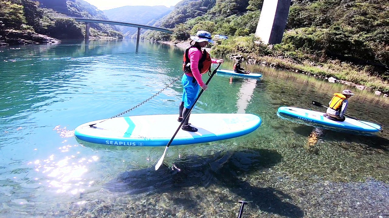 こんなに透明な場所で…💎🏄‍♂️サップツーリング♫ 初体験でこんなに  