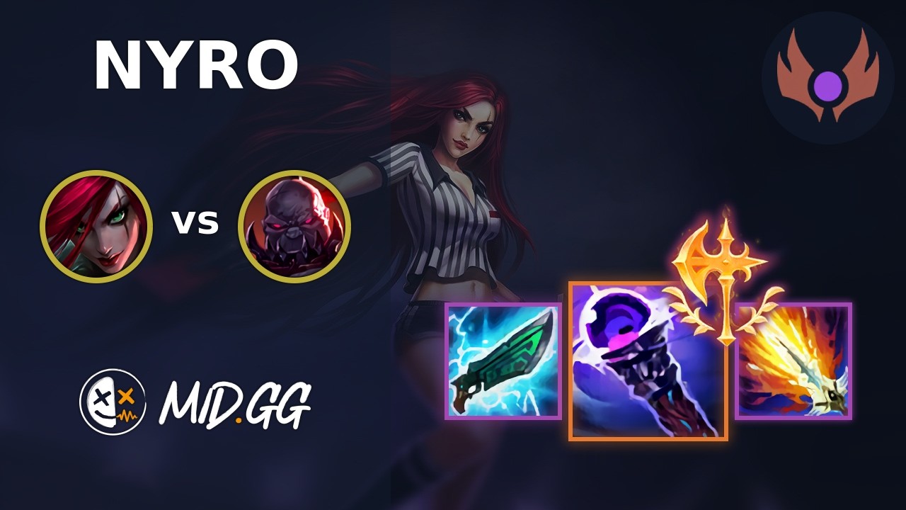 MID.GG: [ Nyro ] Katarina MID vs Sion | EUW MASTER | LOL Season 2026