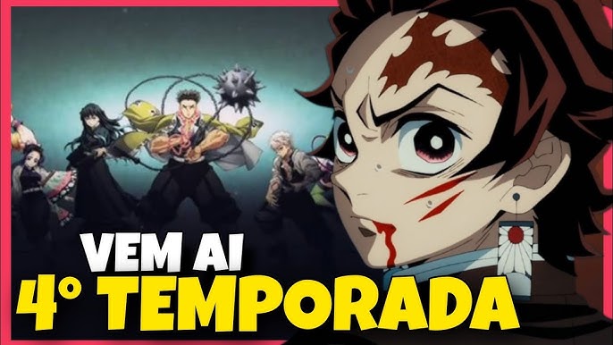 AMANHA TEREMOS O TRAILER DA 4 TEMPORADA DE KIMETSU! #anime #otaku #dem